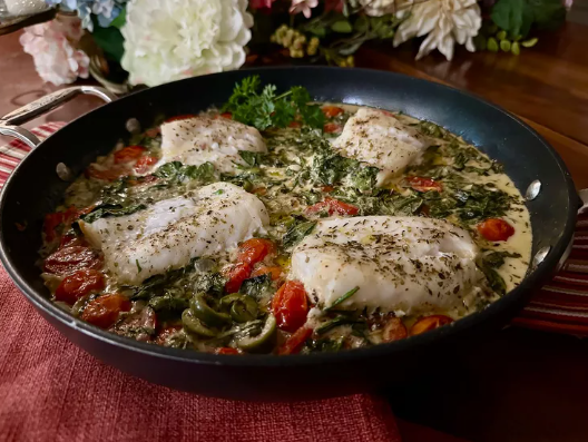 Mediterranean Baked Fish