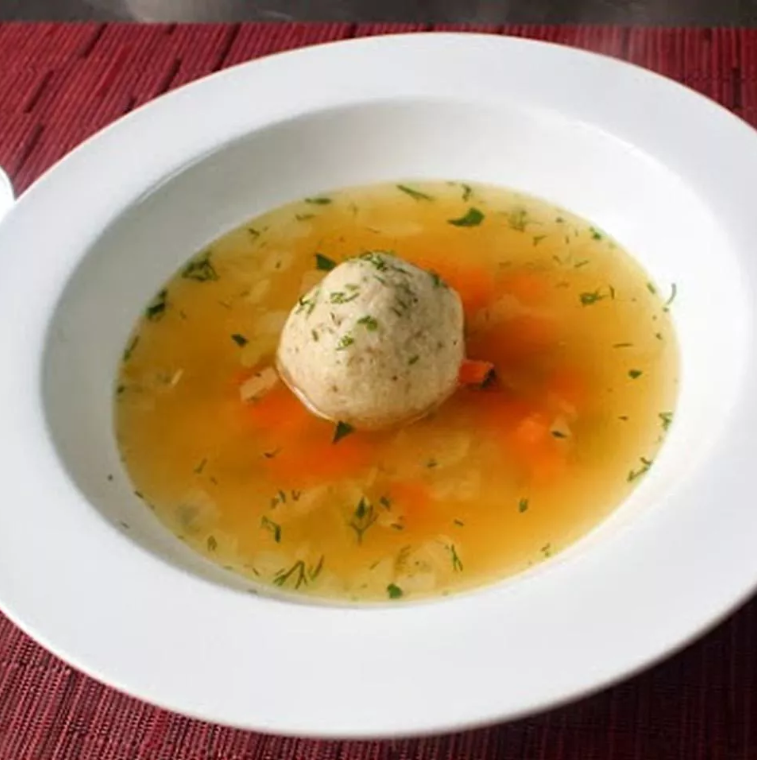 Turkey Matzo Ball Soup